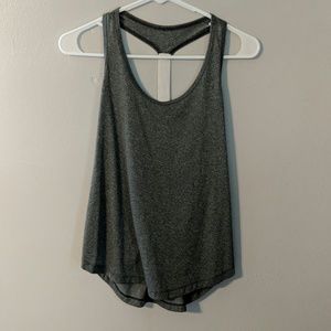 Gray workout tank